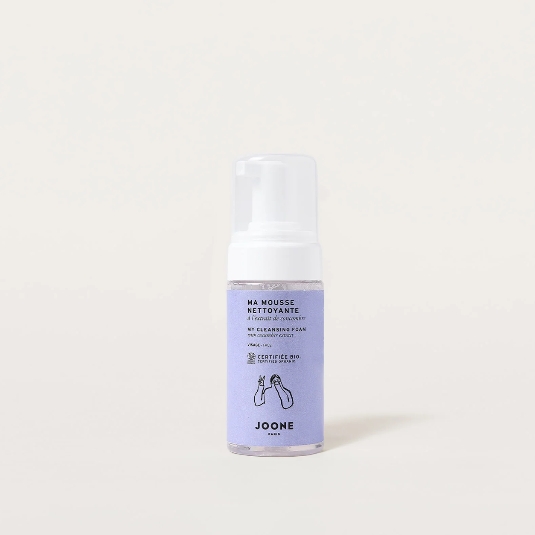Mousse nettoyante visage ado JOONE, flacon 150 ml – routine douce et purifiante