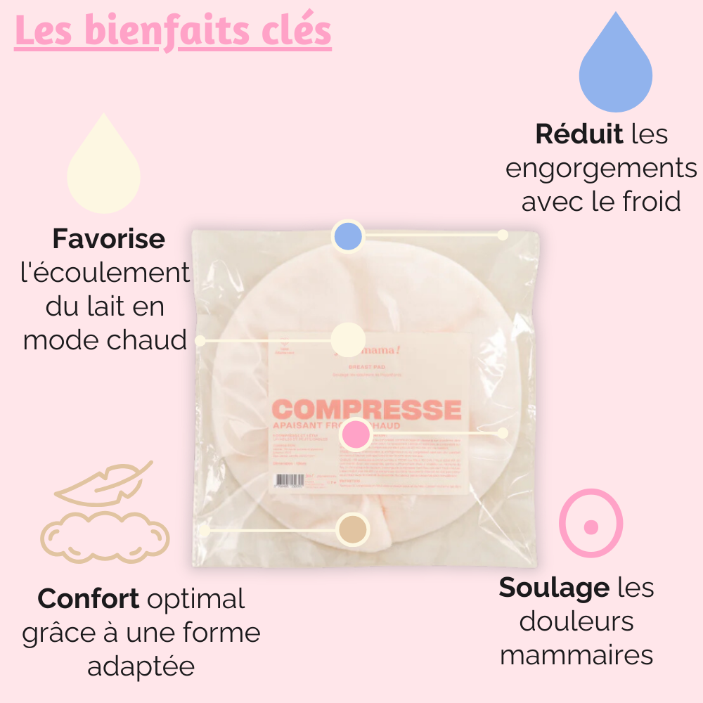Utilisation de la compresse froide pour réduire les douleurs mammaires et l’inflammation