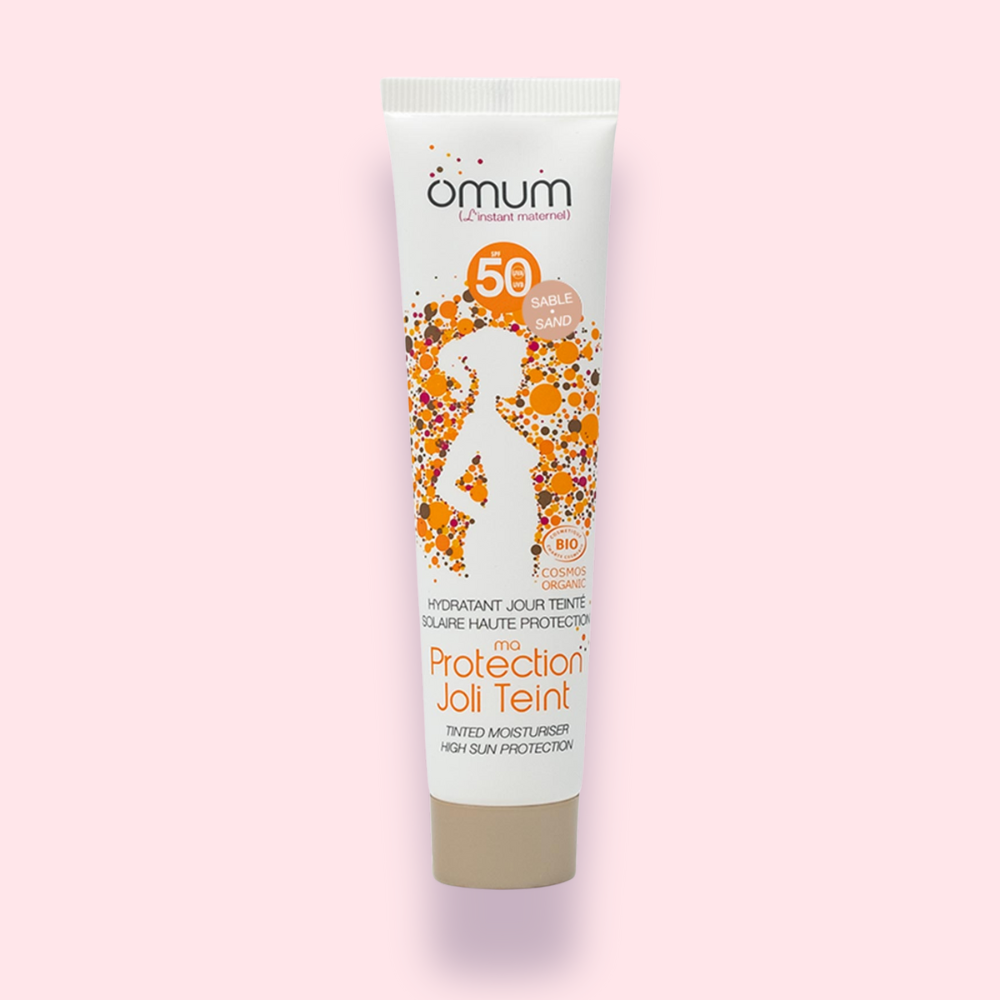 Crème de jour Ma Protection Joli Teint SPF50, protège et hydrate la peau tout en unifiant le teint. sablé