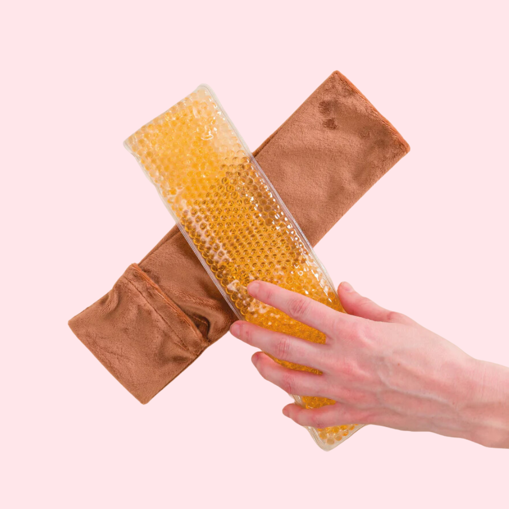 Application chaude pour apaiser les crampes et améliorer le confort post-partum