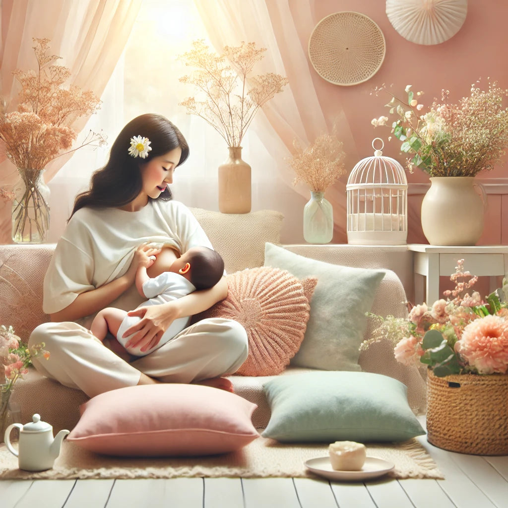 allaitement serein, boost lactation, maman qui allaite son bébé, produits naturels pour l'allaitement, stimulation lactation