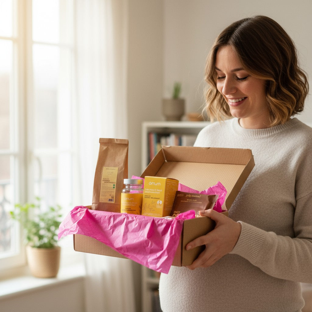 Box de grossesse avec produits naturels compatibles maternité – Bienfaits pour Maman