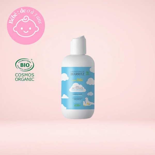 Eau nettoyante bébé bio