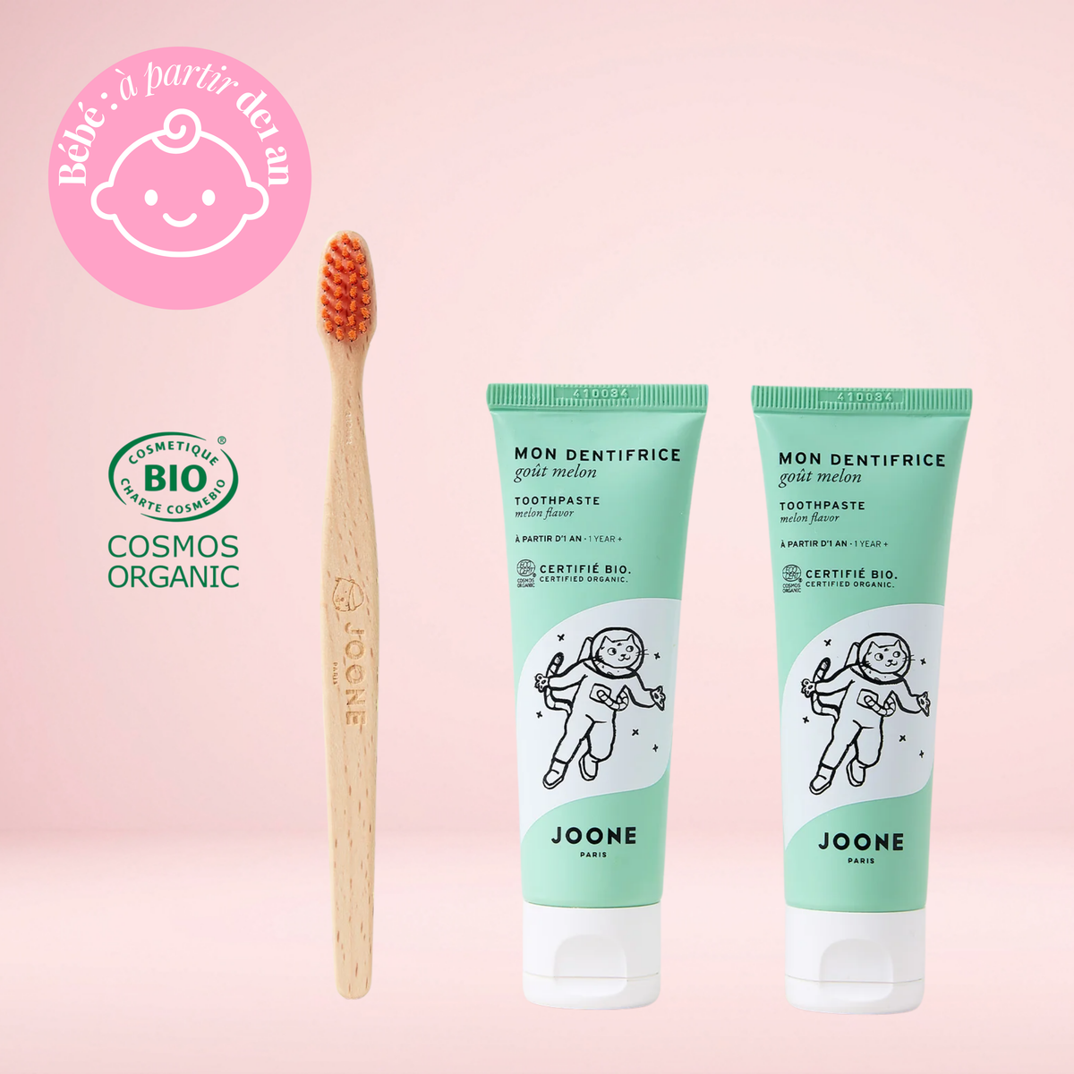 Dentifrice Bio Enfant dès 1 an・Joone