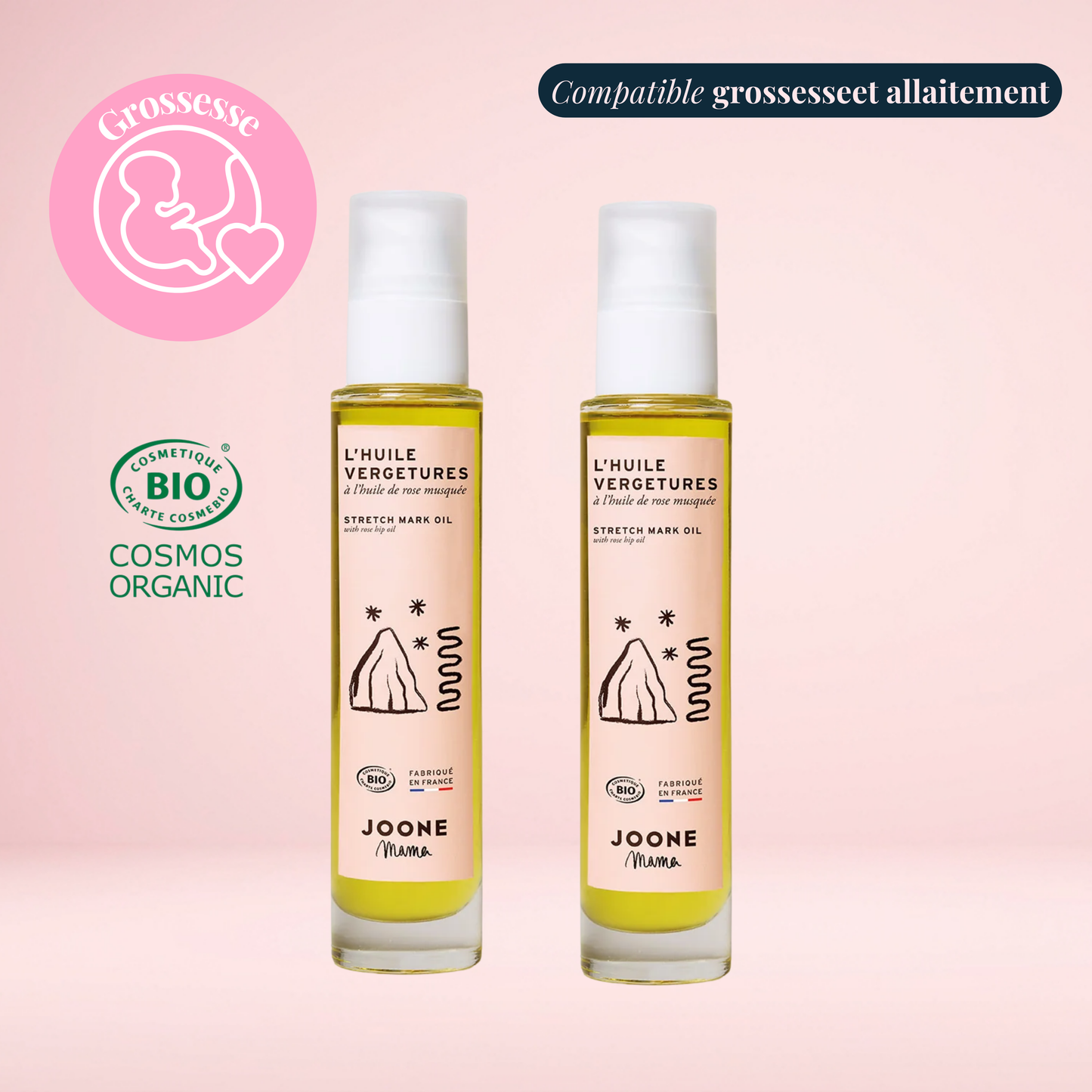 Huile Vergetures Bio Grossesse & Allaitement・Joone
