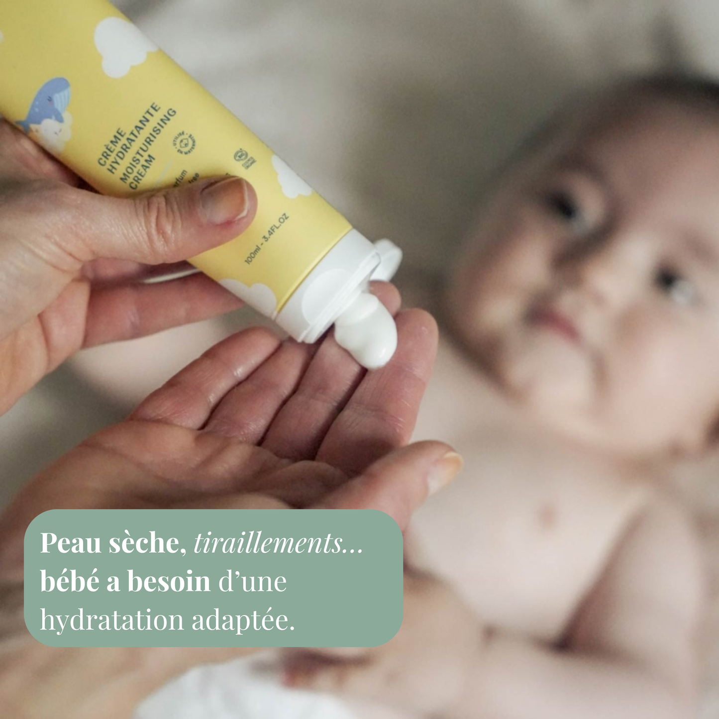 Crème hydratante bébé bio