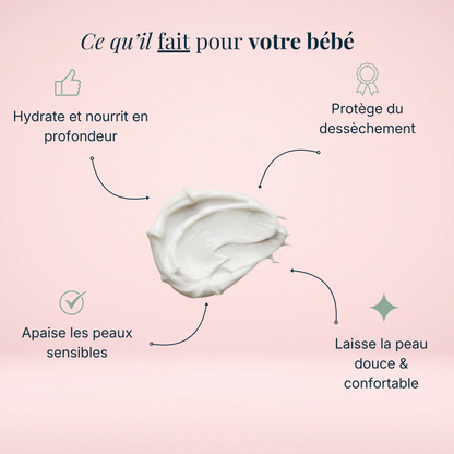 Crème hydratante bébé bio