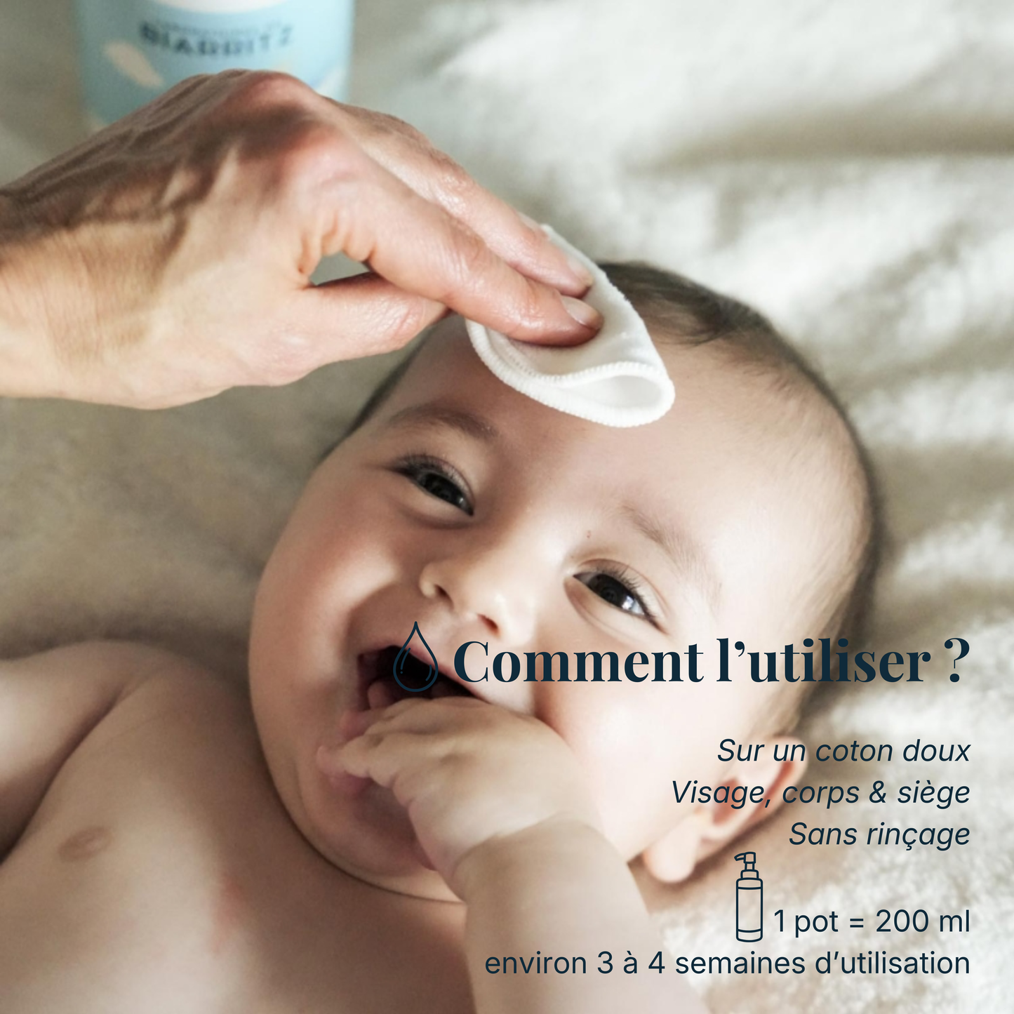 Eau nettoyante bébé bio