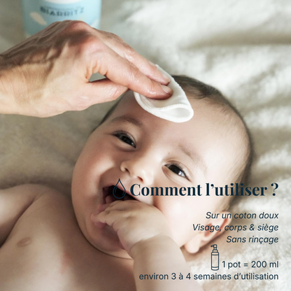 Eau nettoyante bébé bio