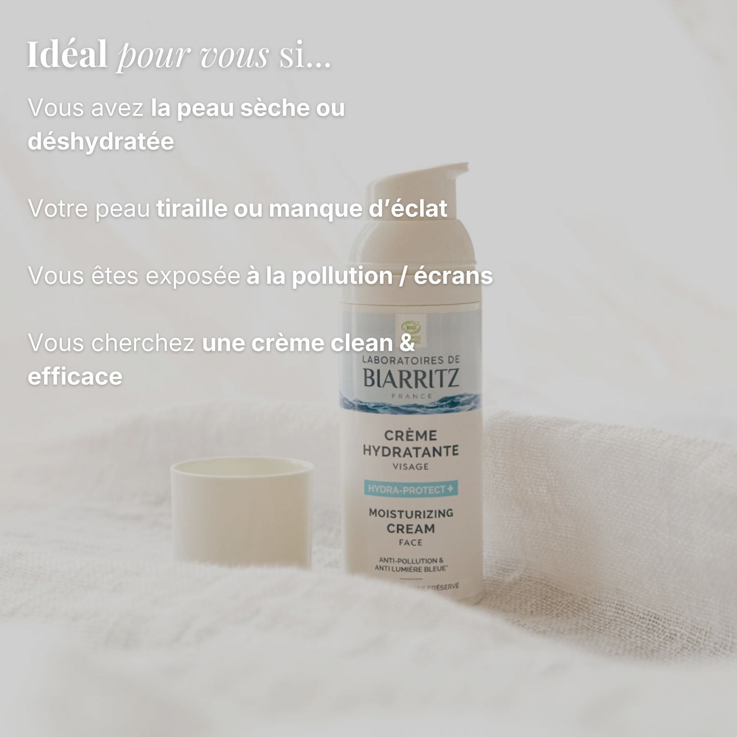 Crème hydratante visage
