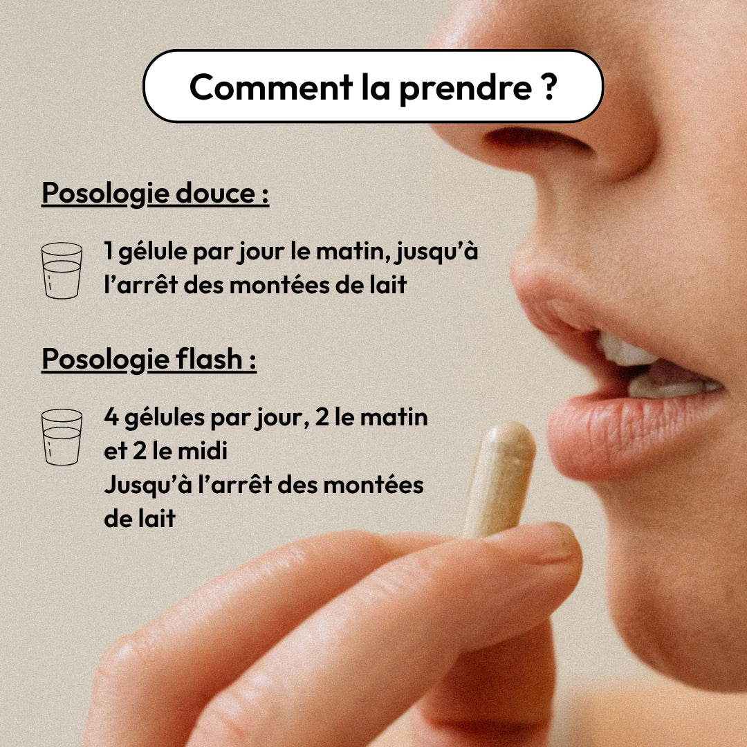Comment prendre No Milk – Posologie douce ou flash