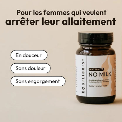 Complément naturel pour arrêter l’allaitement – No Milk