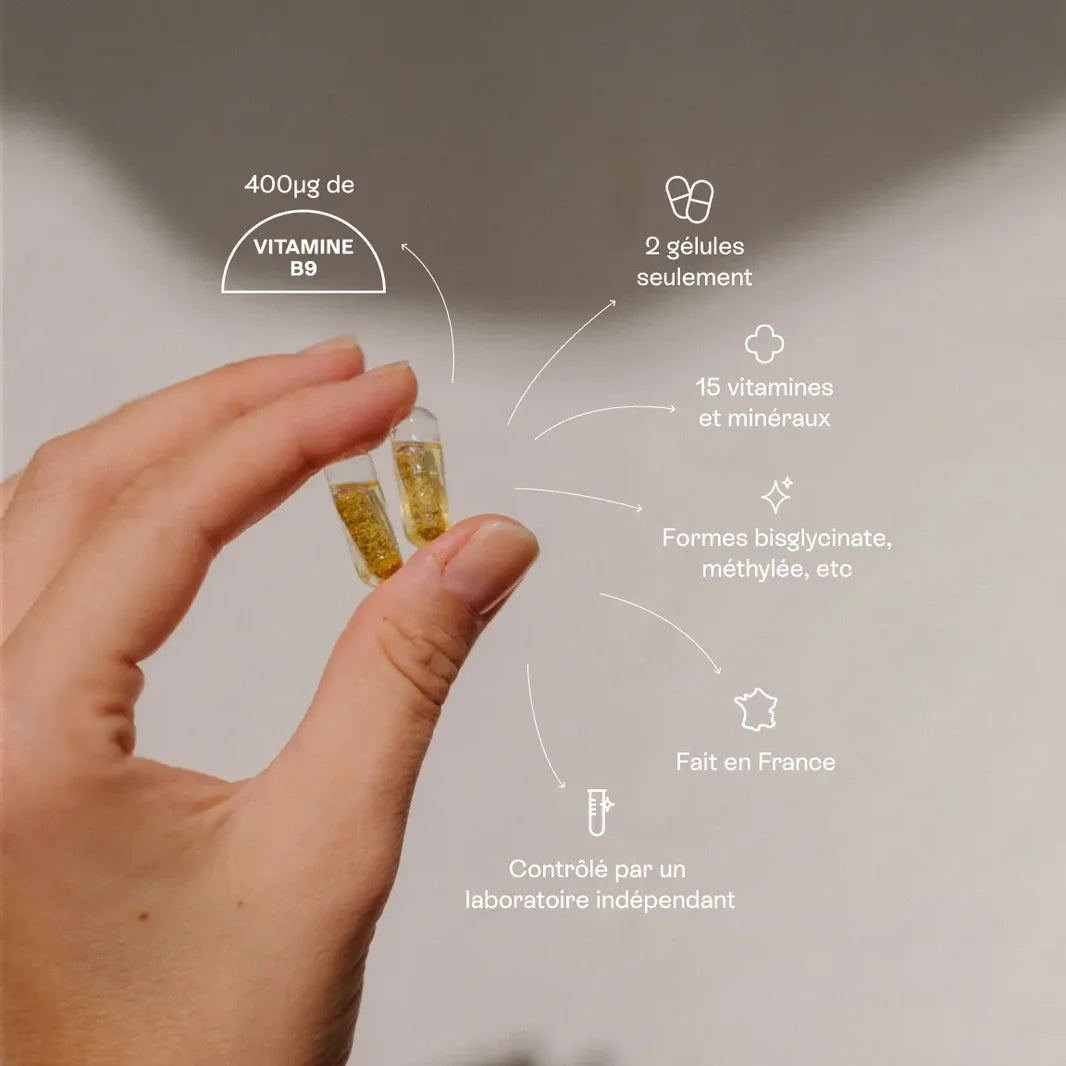 Multivitamines DHA grossesse & fertilité