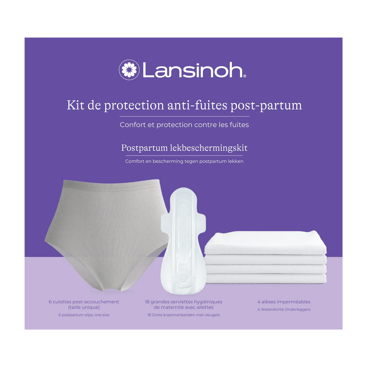 Box Anti-fuites Post-partum ・Lansinoh