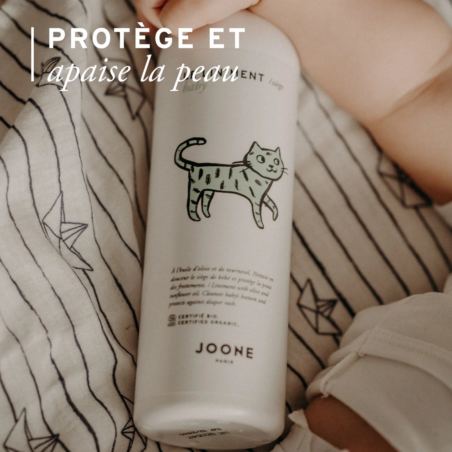 Liniment Bio – Nettoie & protège le siège – Bébé – dès la naissance