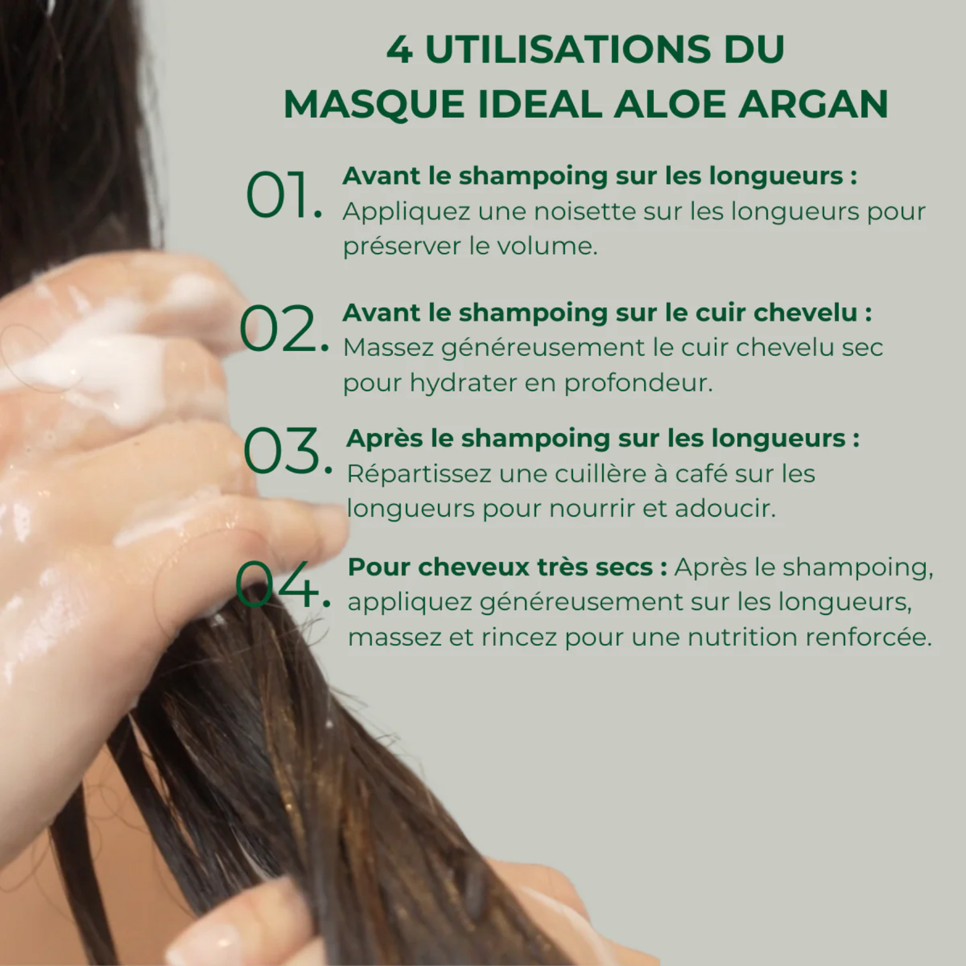 Soin capillaire sans sulfate ni conservateur – masque apaisant aloe vera pour mamans & cuirs chevelus sensibles