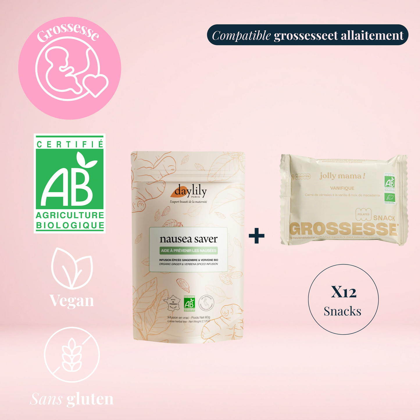 Box Anti-Nausées Grossesse Bio – 1er Trimestre