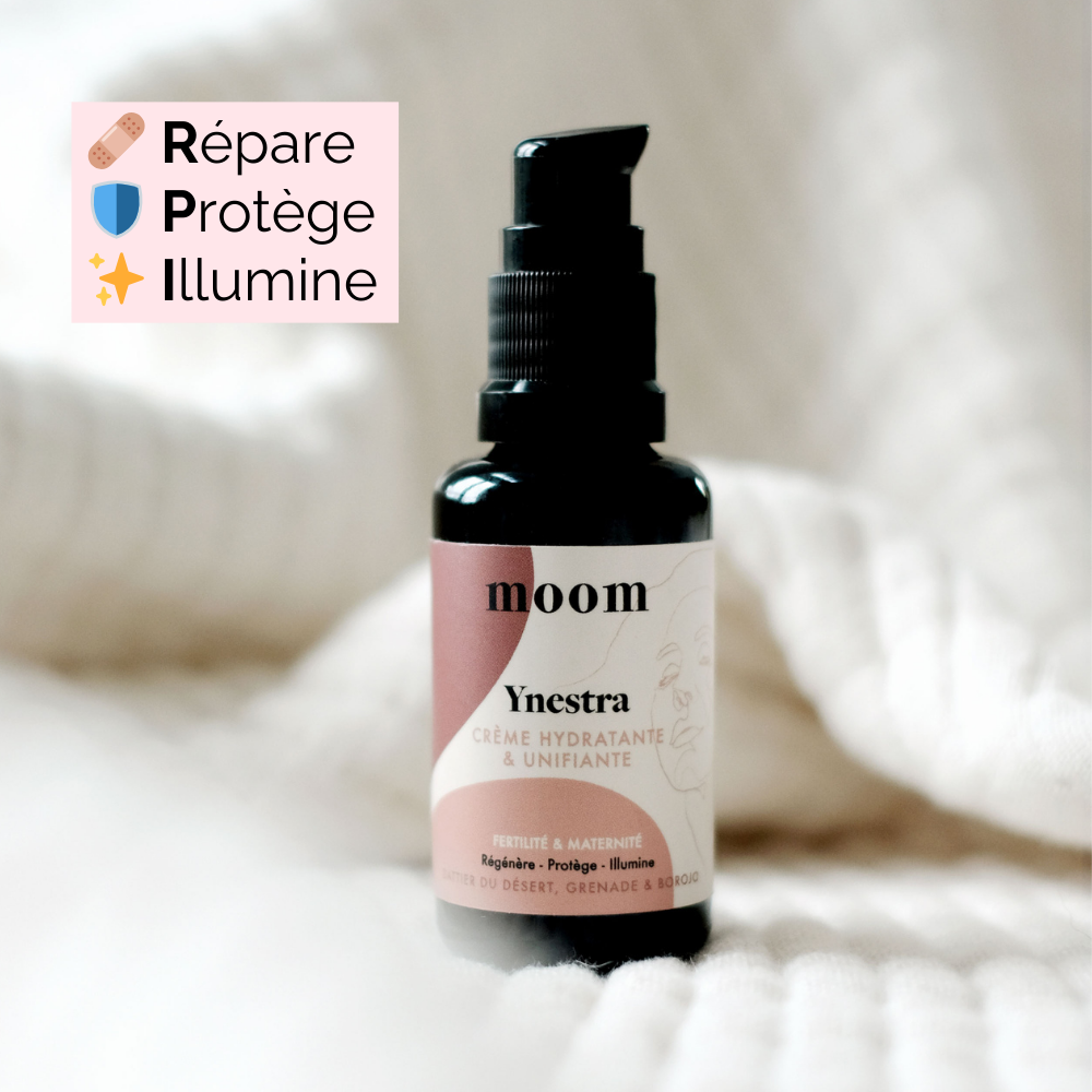 Crème hydratante et unifiante Ynestra – Soin régénérant et protecteur pour la peau