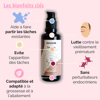 Crème visage Ynestra – Compatible grossesse et allaitement, sans perturbateurs endocriniens