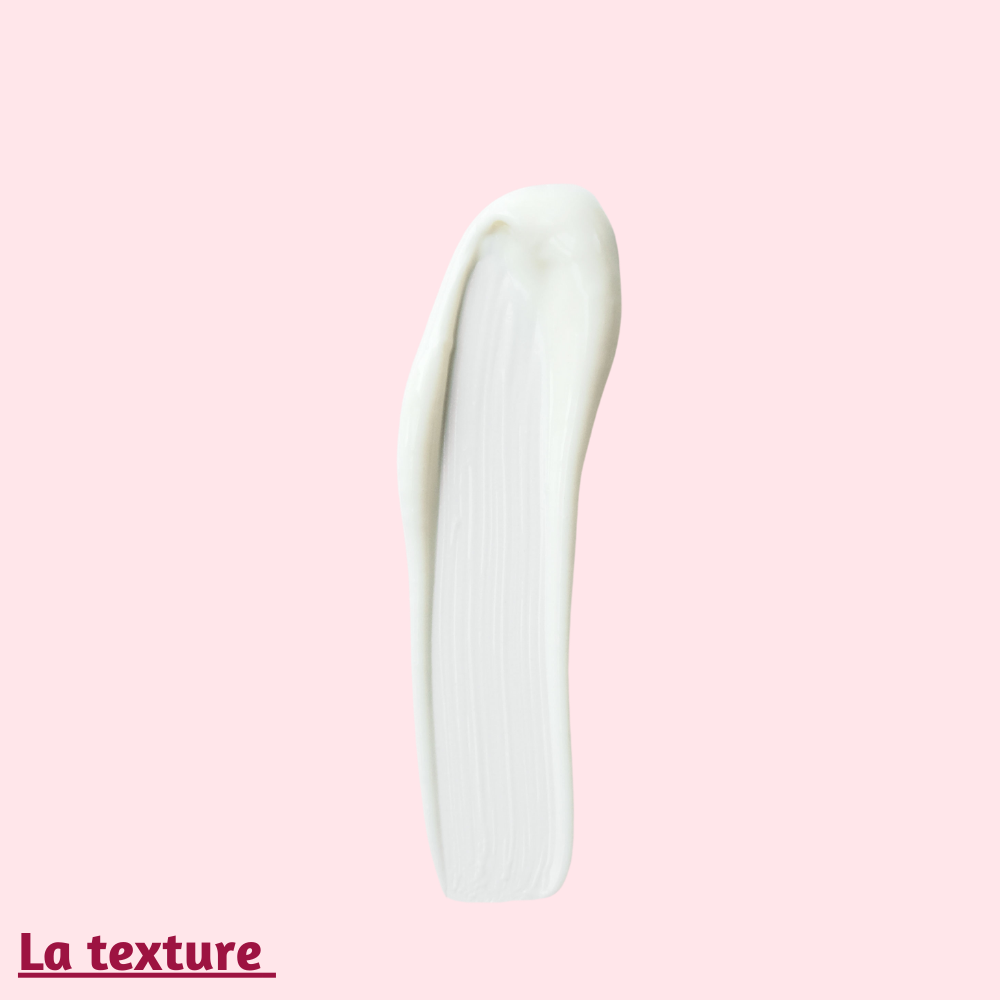 Texture de la crème Ynestra – Répare, protège et illumine le teint