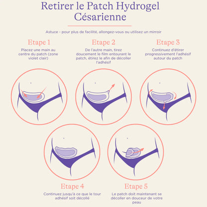 Patch Hydrogel pour Césarienne – Protection & apaisement cicatrice