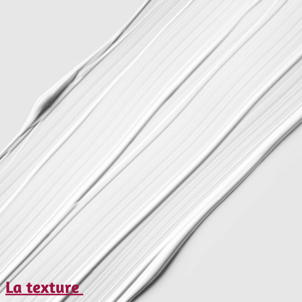 texture Résultats visibles sur les vergetures récentes après 56 jours d'utilisation, avec une peau plus lisse et plus souple.