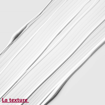 texture Résultats visibles sur les vergetures récentes après 56 jours d'utilisation, avec une peau plus lisse et plus souple.