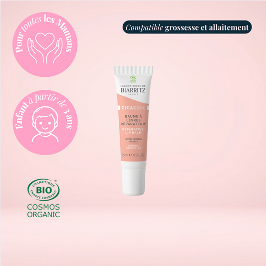 Baume à lèvres réparateur bio • Dès 3 ans