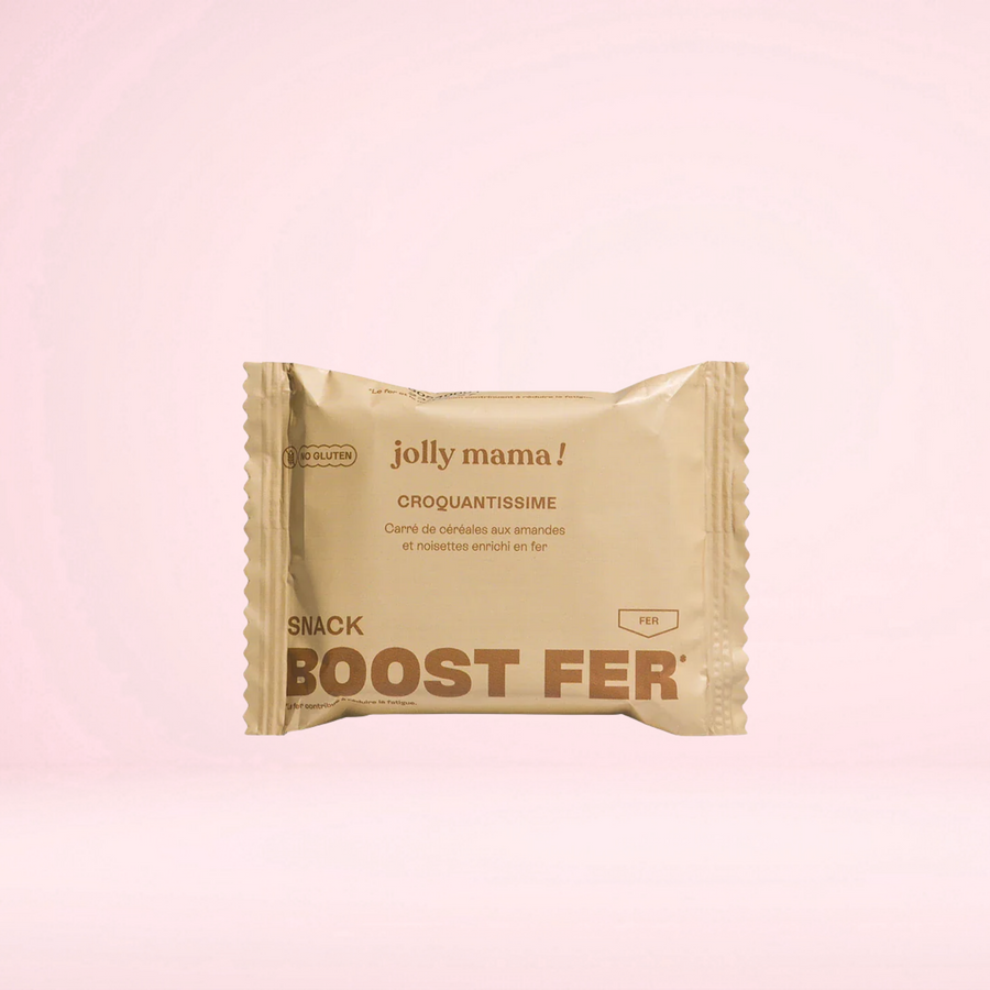 Snack Fer Bisglycinate Amandes & Noisettes・Jolly Mama