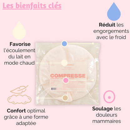 Utilisation de la compresse froide pour réduire les douleurs mammaires et l’inflammation