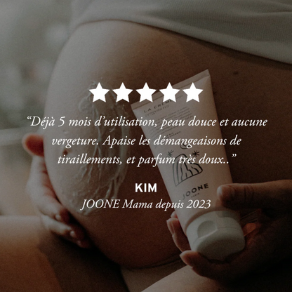 Avis client (avec étoiles)

Avis client crème vergetures Joone, peau douce sans vergetures après plusieurs mois d’utilisation