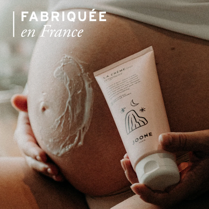 Fabriquée en France

Crème vergetures bio Joone fabriquée en France, massage ventre grossesse, soin maternité certifié bio