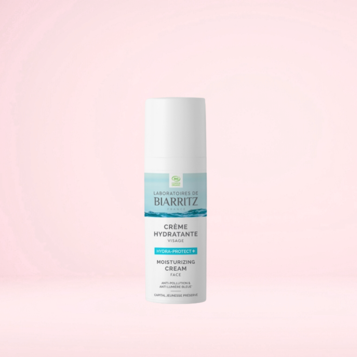 Crème Hydratante Visage Bio 24h・Laboratoires de Biarritz
