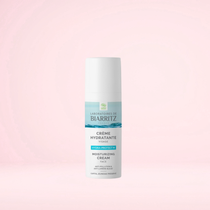 Crème Hydratante Visage Bio 24h・Laboratoires de Biarritz