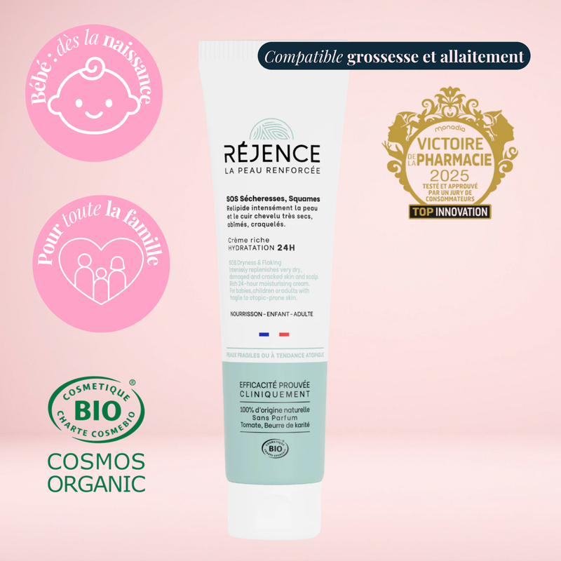 Crème Riche SOS Sécheresses & Squames・Réjence