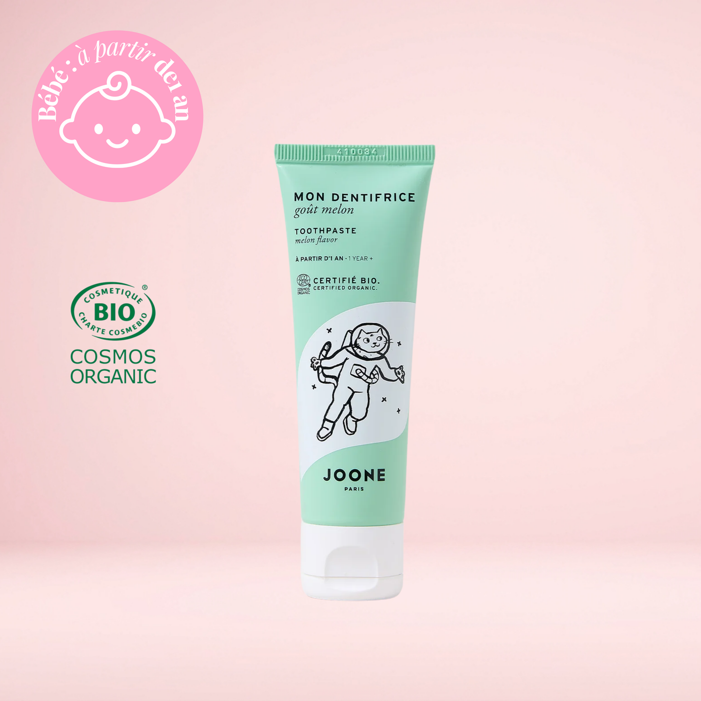 Dentifrice Melon bio dès 1 an