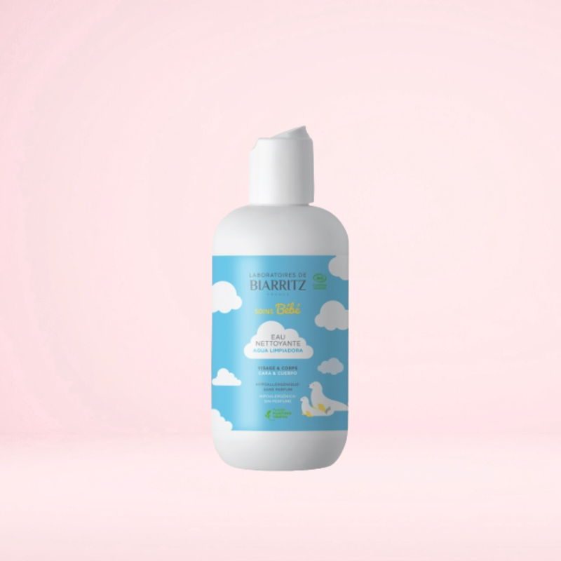 Eau Nettoyante Bébé Bio Sans Rinçage・Laboratoires de Biarritz