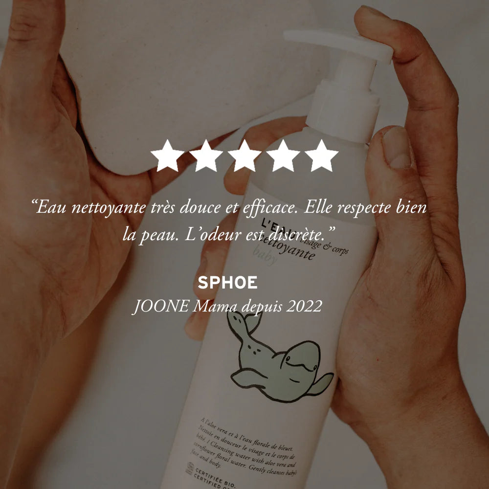 Eau Nettoyante Bébé Bio・Joone
