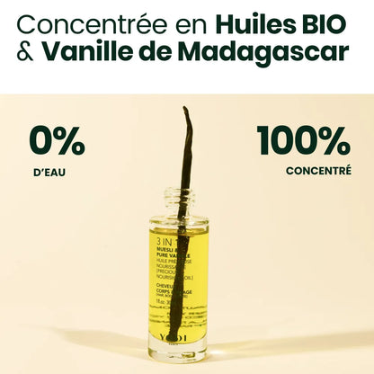 Huile Précieuse Nourrissante 3-en-1・Yodi