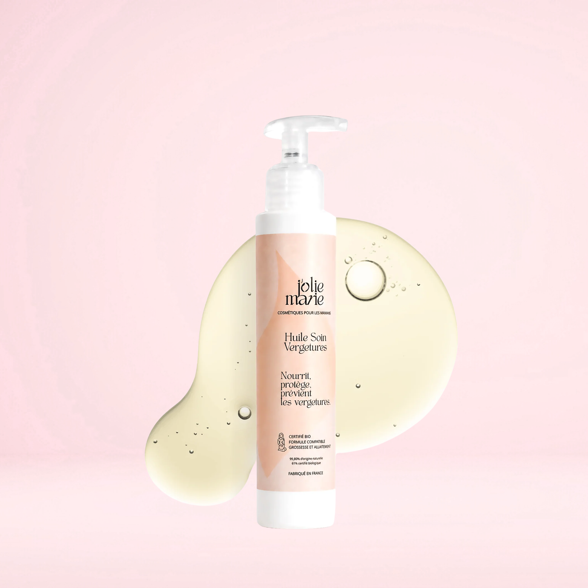 Huile Anti-Vergetures Bio Grossesse & Post-Partum・J'olie Marie