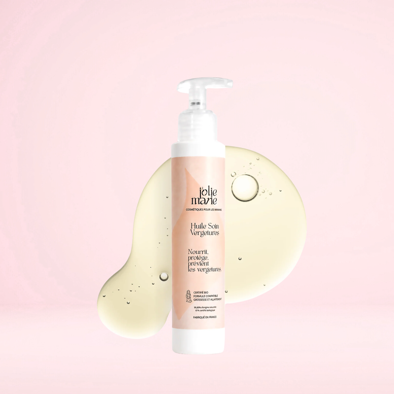 Huile Anti-Vergetures Bio Grossesse & Post-Partum・J'olie Marie