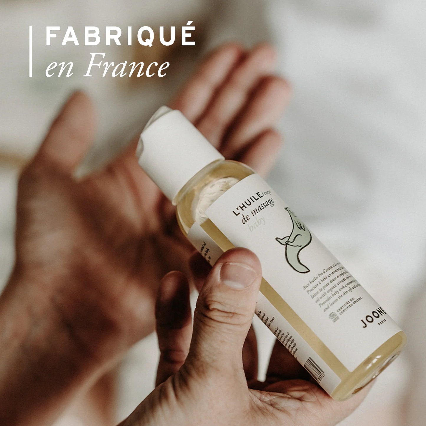 Huile de massage bébé — certifiée bio, dès la naissance (100 ml)