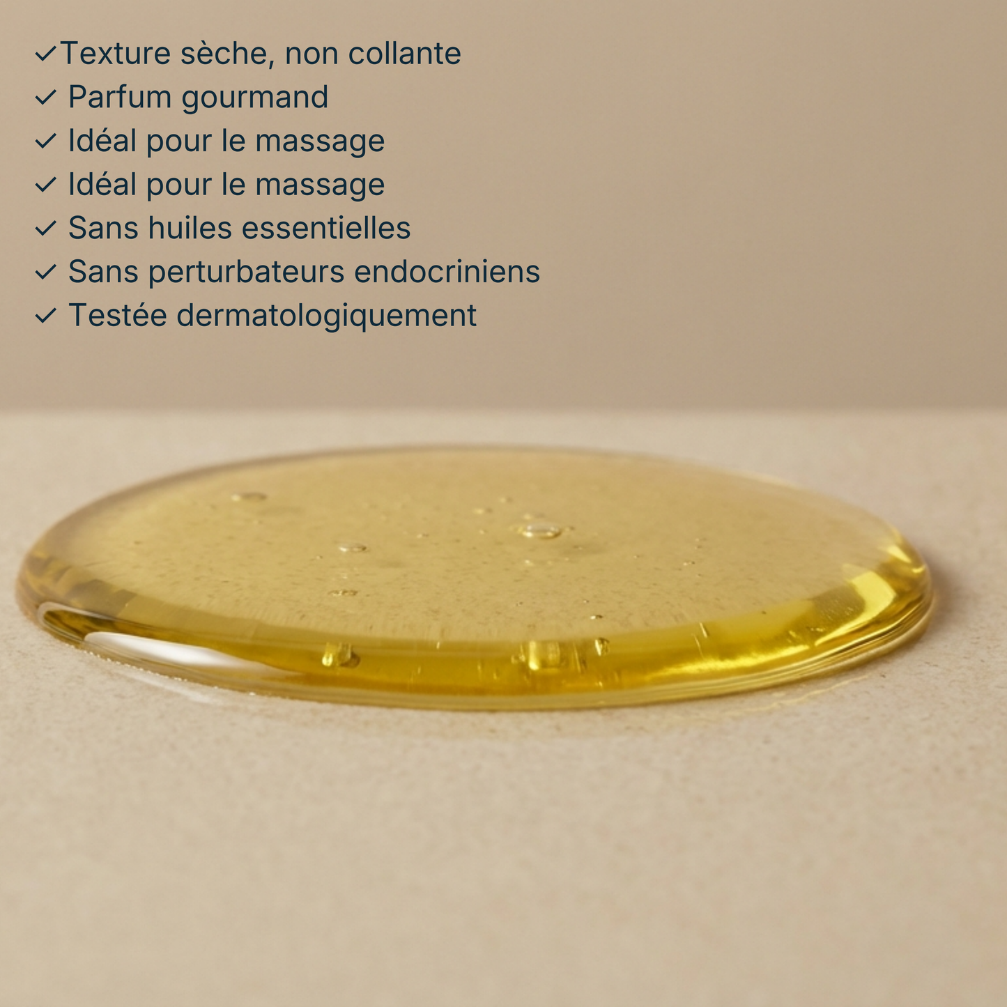 Huile sensorielle anti-vergetures