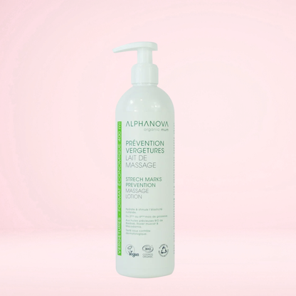 Lait de Massage Prévention Vergetures Bio・Alphanova