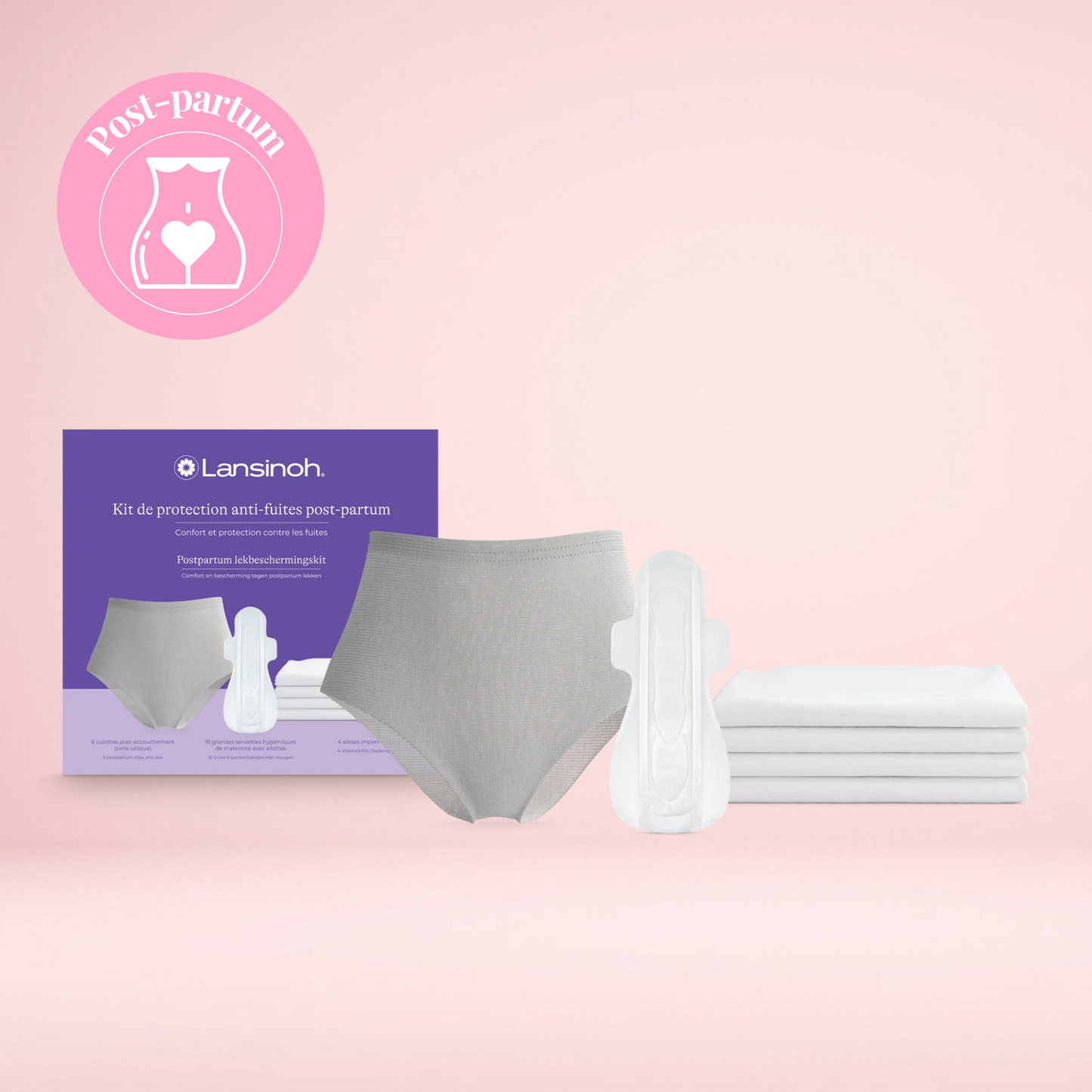 Box Anti-fuites Post-partum ・Lansinoh