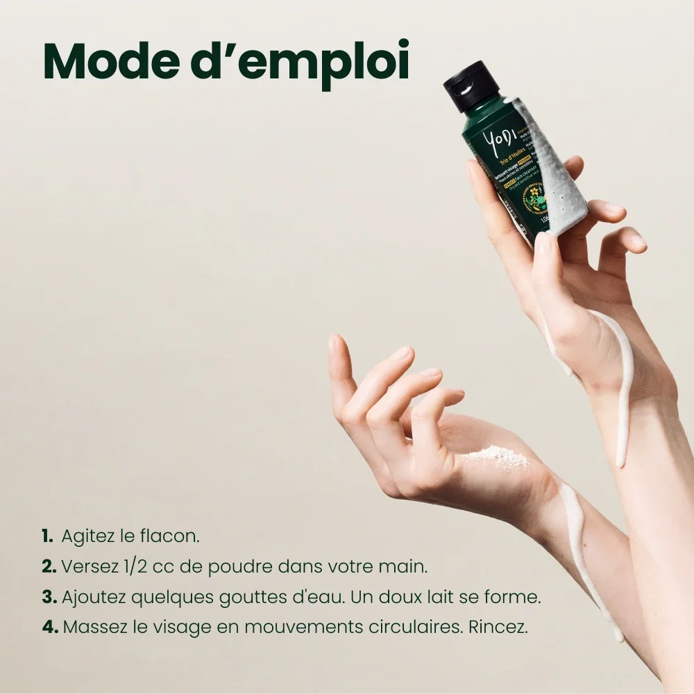 Nettoyant Visage Poudre Nutrition & Douceur – Yodi – visuel 3