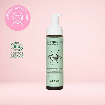 Mousse Lavante Bio 2-en-1 Enfants・Joone