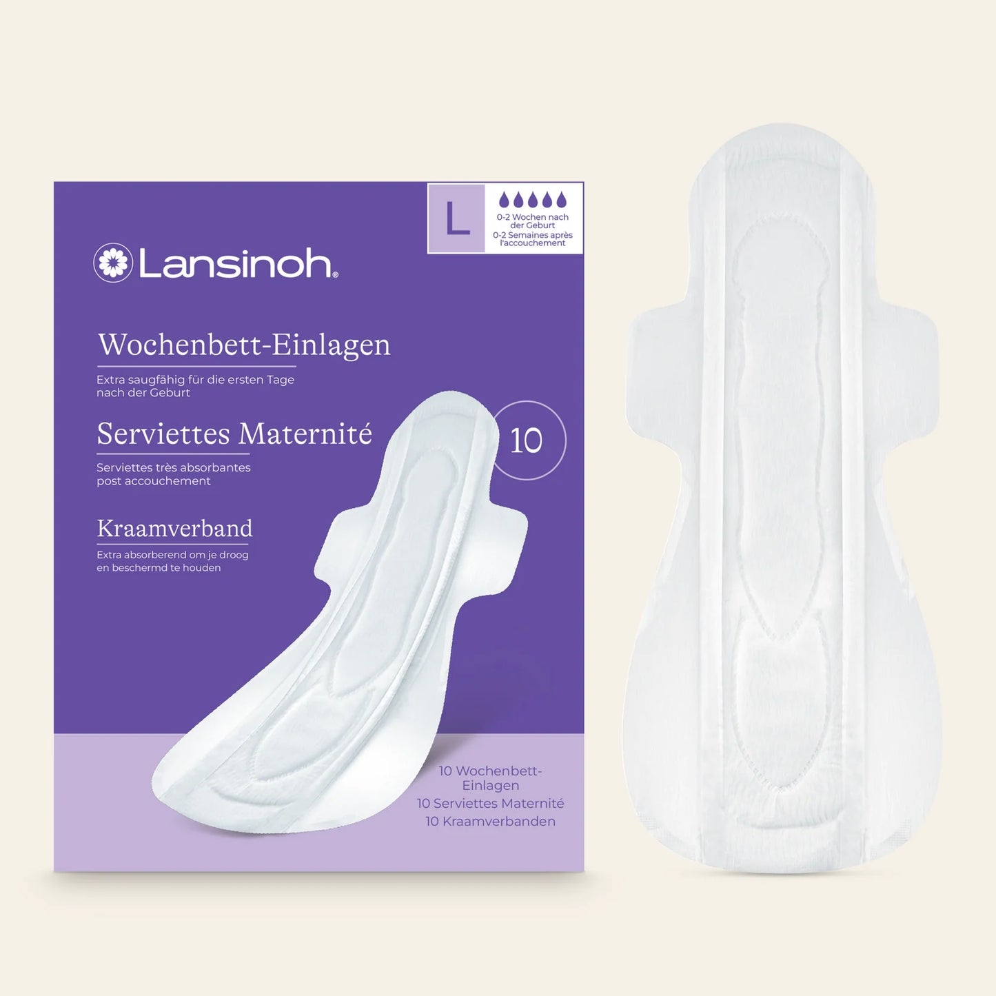 Serviettes Maternité – Protection lochies post-partum 0-2 semaines