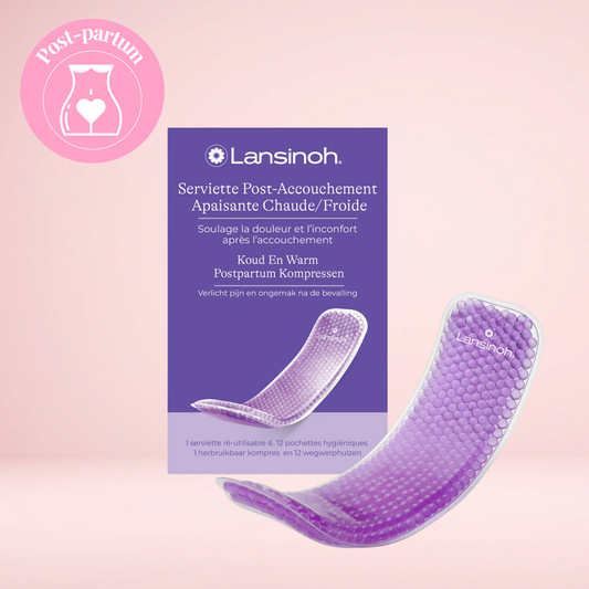 Compresse Périnée Post-Accouchement Chaud & Froid Réutilisable・Lansinoh