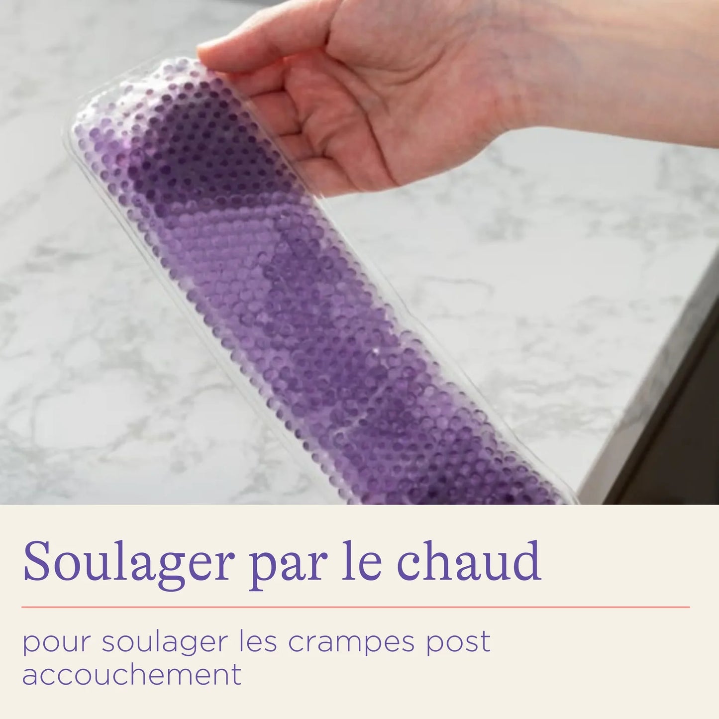 Compresse Périnée Post-Accouchement Chaud & Froid Réutilisable・Lansinoh